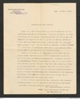 Nachlass Franz Steindachner, Brief von Eduard Brückner an Franz Steindachner (13.01.1912), Inv.Nr. 59.03, Seite 1